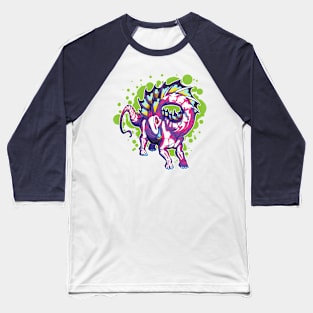 Radioactive Amargasaurus Baseball T-Shirt